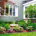 Small Water Feature within planting bed