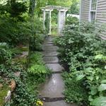 Broken Bluestone stepping stones